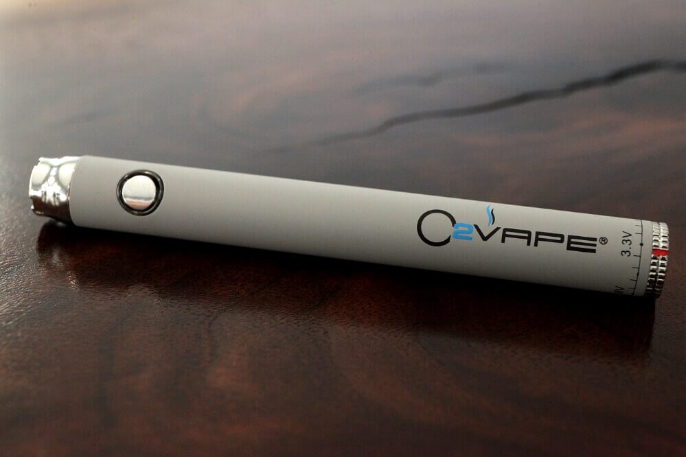variable voltage vape pen battery gray