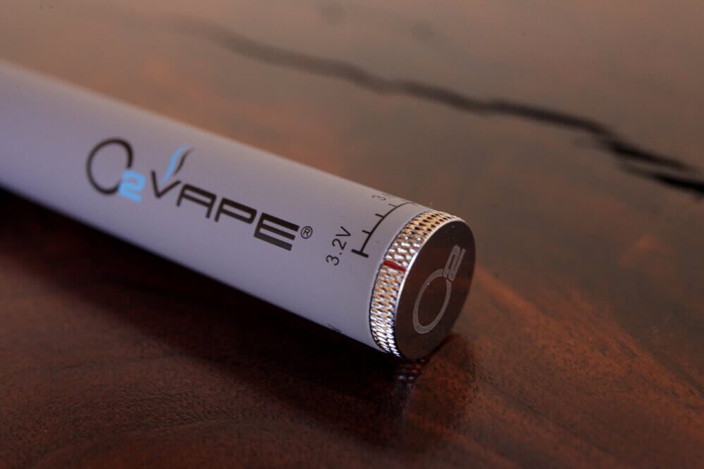 variable voltage vape pen dial in gray